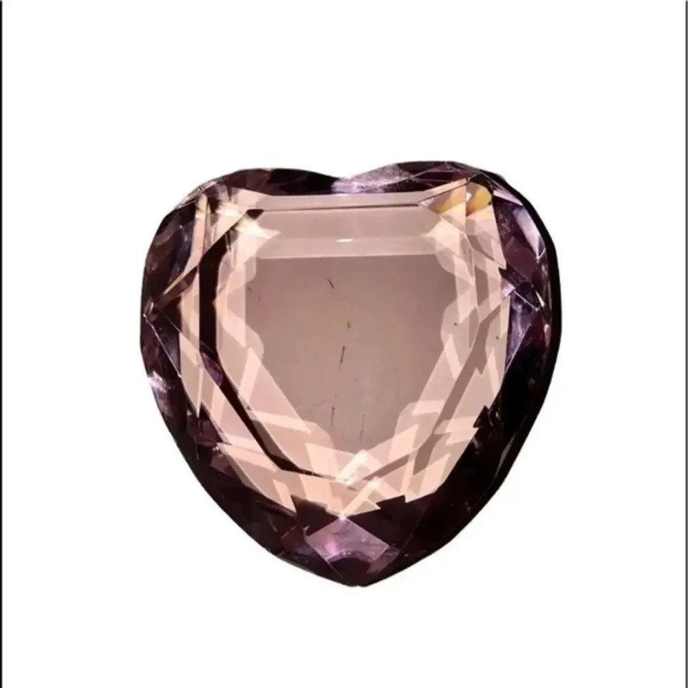 Rosenthal Pink Crystal Heart‎ Original Box